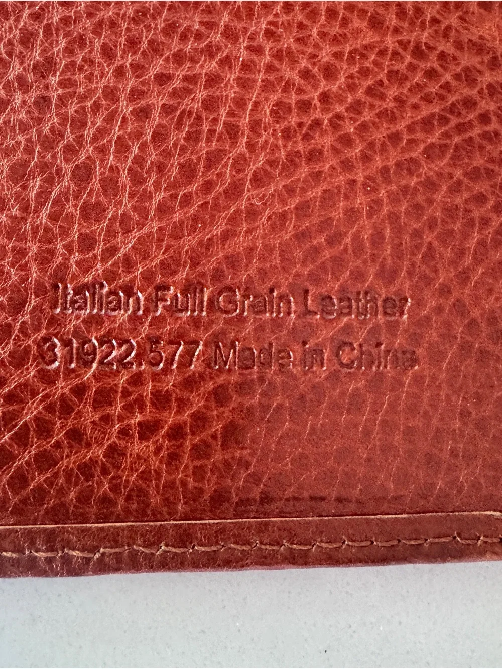 Vintage Franklin Covey Italian Full Grain Leather Planner Organizer 7 Ring Brown